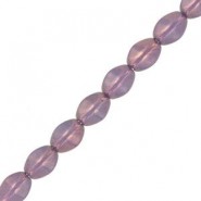 Abalorios Pinch beads de cristal Checo 5x3mm - Chalk white lila vega luster 03000/15726